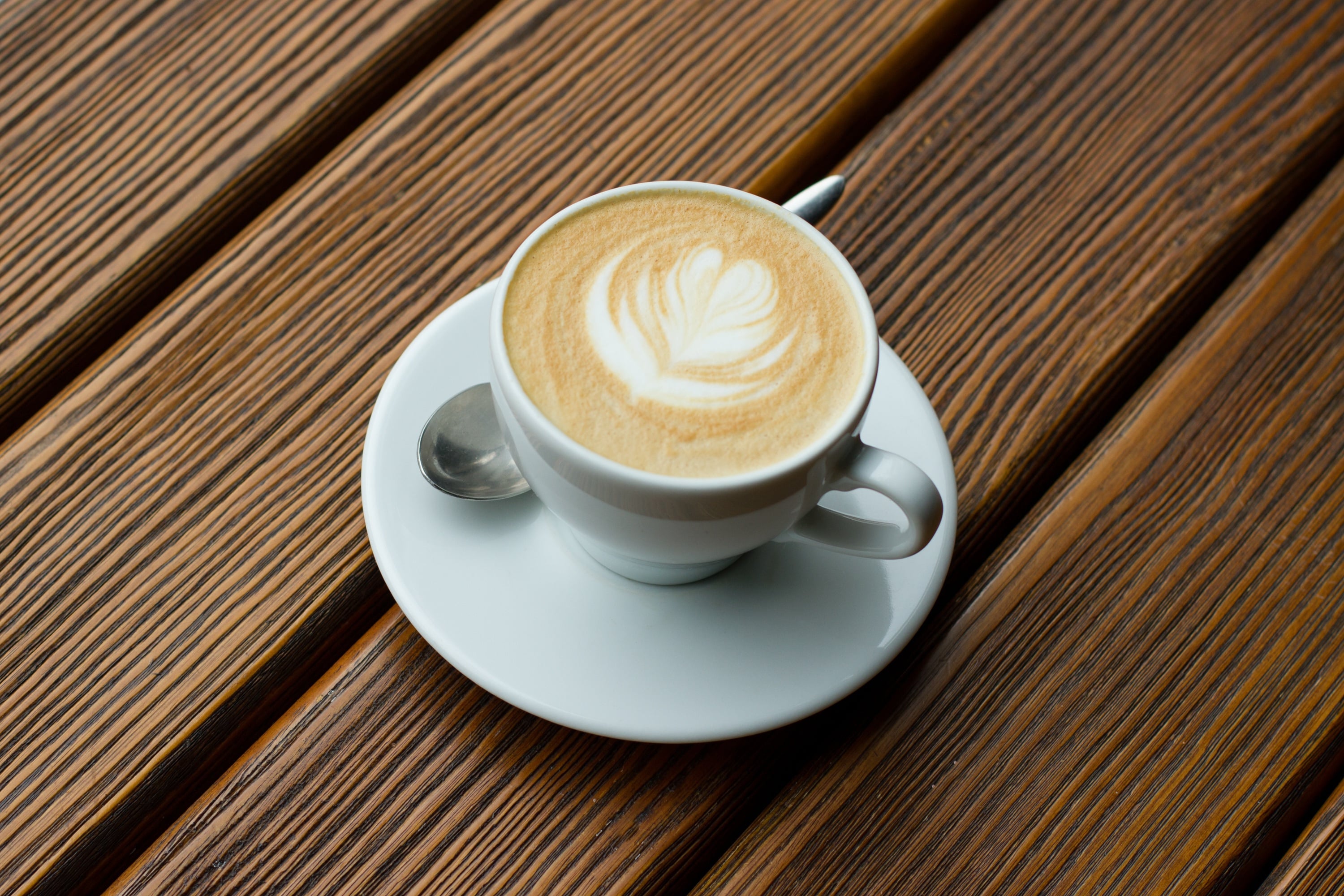 Cappuccino in a cup