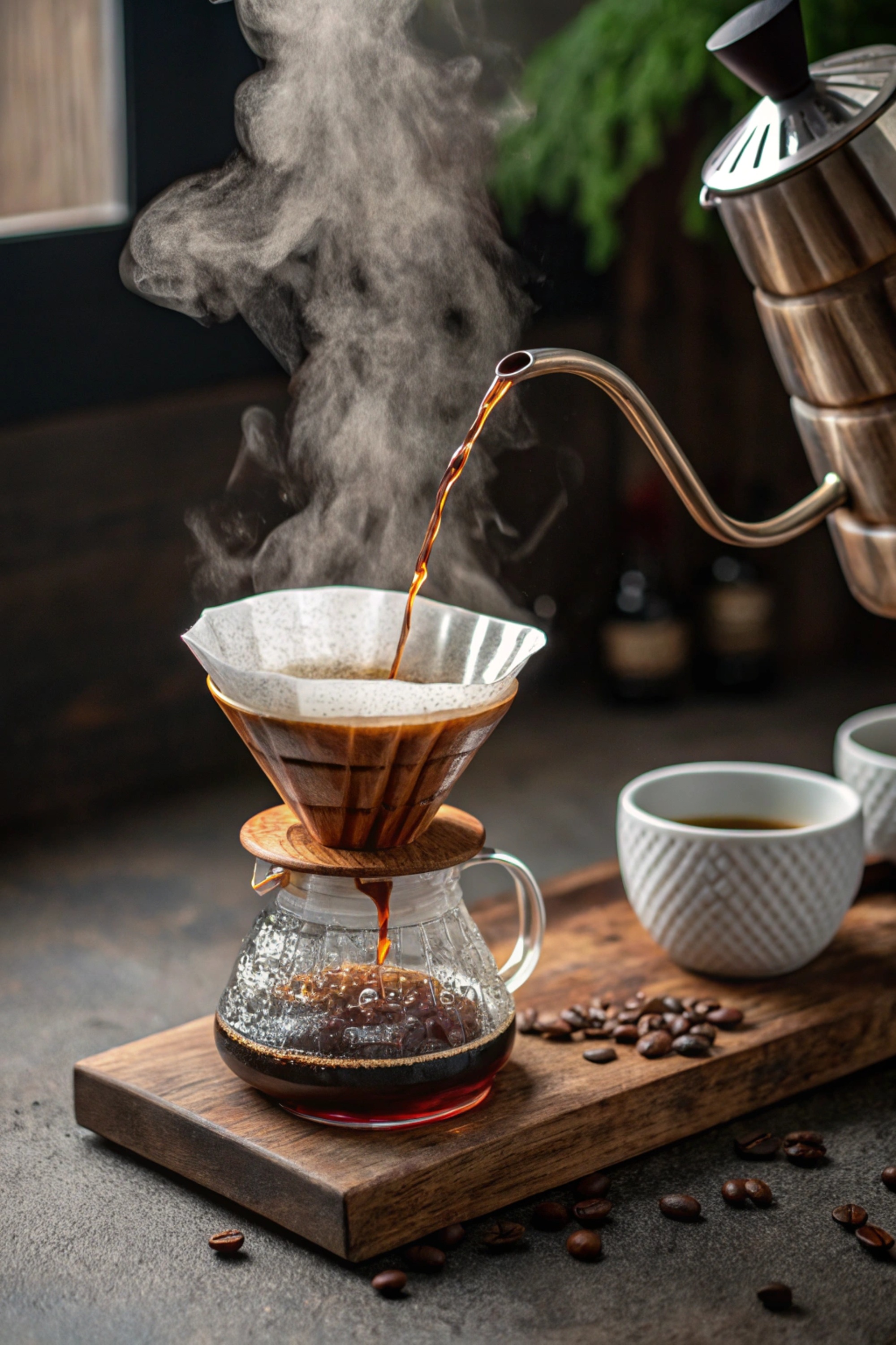 Pour Over in a cup